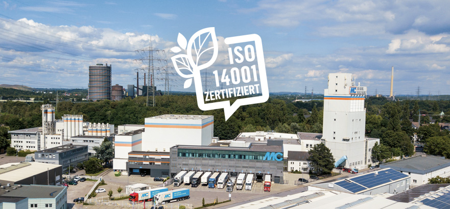 MC-Bauchemie a fost una dintre primele companii de produse chimice din Germania care au fost auditate și certificate atât în conformitate cu standardul de management al calității ISO 9001, cât și ISO 14001.
