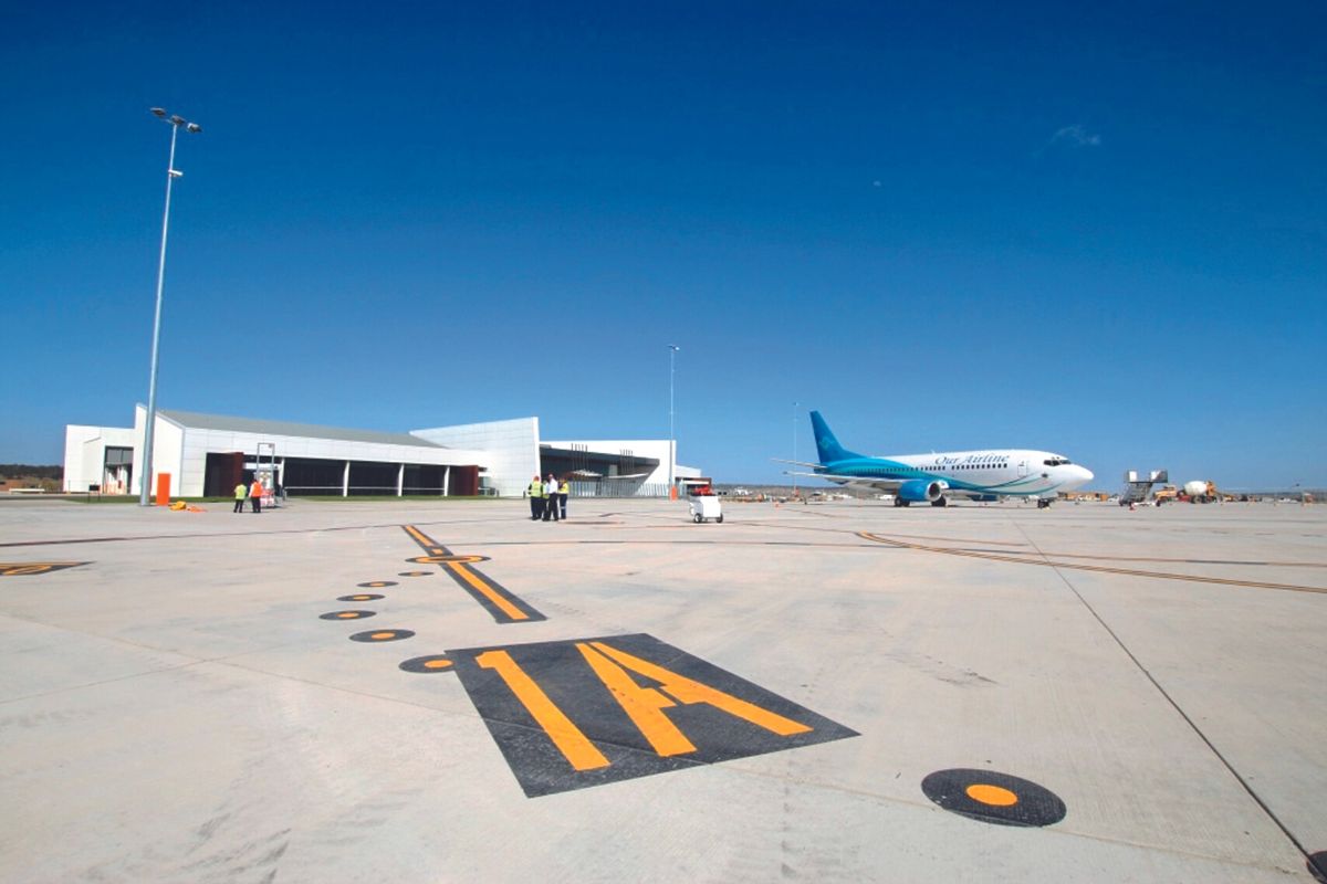 The cement-free “Earth Friendly Concrete” (EFC) was successfully used in the construction of Brisbane West Wellenkamp Australia (BWWA) Airport.